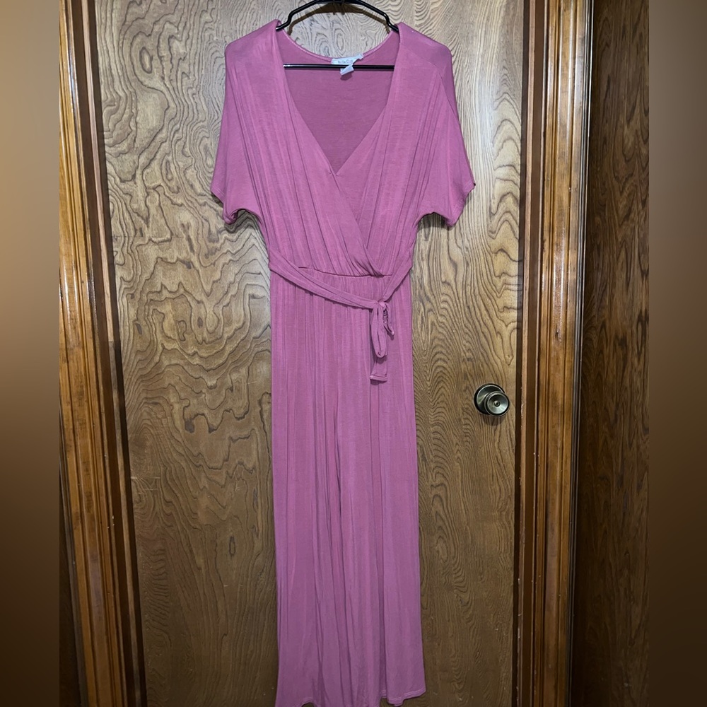 Pink jumpsuit
